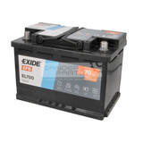 EXIDE EFB 70A 12V 278x175x190 B13